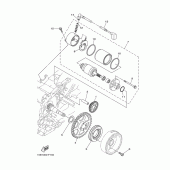 Схема узла: Привод стартера Yamaha XP500 T-MAX