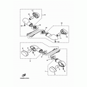 Схема вузла: Поворотники Yamaha YZF-R25