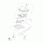 Схема вузла: Задній ліхтар (Стоп сигнал) Yamaha WR250 WR250F