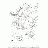 Схема узла: Крыло Yamaha XV1700 Road Star Midnight Warrior