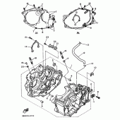 Схема узла: Картер двигателя Yamaha SRX400