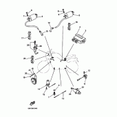 Схема вузла: Електроустаткування 1 Yamaha BT1100 Bulldog
