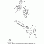 Схема вузла: Масляний насос Yamaha XVS650 V-Star Custom