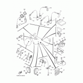 Схема вузла: Электрооборудование 1 Yamaha XV1900 Raider S