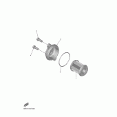 Схема узла: Масляный фильтр Yamaha YZ450F YZ450F