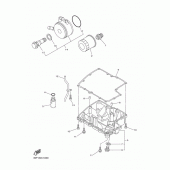 Схема вузла: Фільтр масляний Yamaha FZ8 FZ8 FAZER