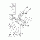 Схема вузла: Рама Yamaha TTR125 TT-R125