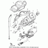 Схема вузла: Панель приладів Yamaha YZF600R Thundercat