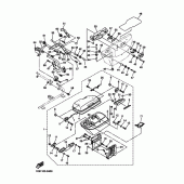 Схема узла: Saddlebag 1 Yamaha XVZ1300 Royal Star Tour Deluxe