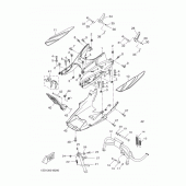 Схема узла: Подножки и Подставка Yamaha YP400 X-MAX 400