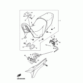 Схема узла: Сиденье Yamaha BT1100 Bulldog