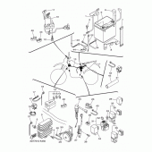 Схема вузла: Електроустаткування 2 Yamaha WR250 WR250R