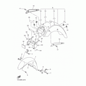 Схема узла: Крыло Yamaha XVS1300 Midnight Star