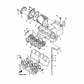 Схема вузла: Впускна система Yamaha XJR1300