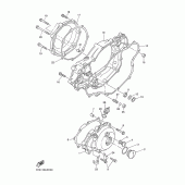 Схема вузла: Кришки картера 1 Yamaha YZ450F YZ450F