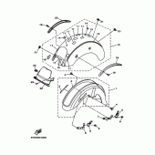 Схема узла: Крыло Yamaha XVS1100 Drag Star Classic