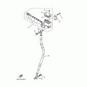 Схема вузла: Передній гальмівний циліндр Yamaha TT250R TT-R