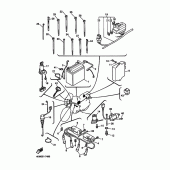 Схема вузла: Електроустаткування 2 Yamaha XJ900 Diversion