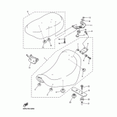 Схема вузла: Сидіння Yamaha XVS250 Drag Star