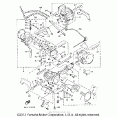 Схема вузла: Карбюратор (Noncalinia) Yamaha XVZ1300 Venture Royale