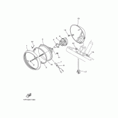 Схема узла: Фара Yamaha XVS650 Drag Star