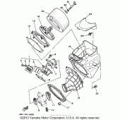 Схема вузла: Air filtr Yamaha WR250 WR250Z