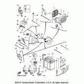 Схема вузла: Електроустаткування 2 Yamaha XVS1300 V-Star Deluxe