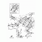 Схема вузла: Бічна кришка Yamaha YZF-R3