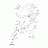 Схема вузла: Сидіння Yamaha YP250 X-MAX
