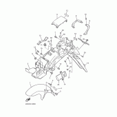 Схема узла: Крыло Yamaha XJ600 Diversion (Naked)