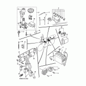 Схема вузла: Електроустаткування 1 Yamaha XJR400