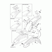 Схема узла: Крыло Yamaha YZ250 YZ250