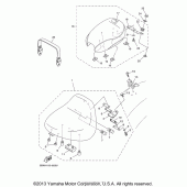 Схема узла: Сиденье Yamaha XVS650 V-Star Classic
