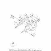 Схема узла: Saddlebag mounting Yamaha XV1900 Stratoliner Deluxe