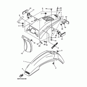 Схема узла: Крыло Yamaha TT-R250 TT-R250