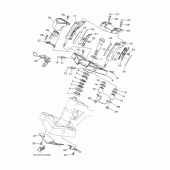 Схема вузла: Рулевий механізм Yamaha XV1900 Raider S