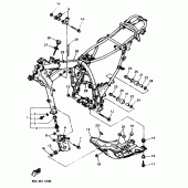 Схема узла: Рама Yamaha XTZ660 Tenere