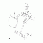 Схема узла: Рулевой механизм Yamaha YZ450F YZ450F