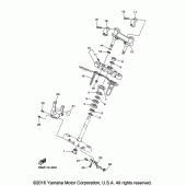 Схема узла: Рулевой механизм Yamaha XVS1300 V-Star Deluxe