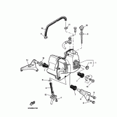 Схема узла: Масляный бак Yamaha TT600