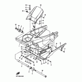 Схема вузла: Задний рычаг и Подвеска Yamaha YZF-R1 R1