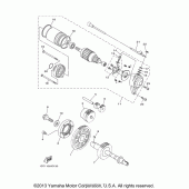 Схема узла: Привод стартера Yamaha XV1900 Raider