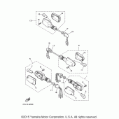 Схема узла: Поворотники Yamaha TW200