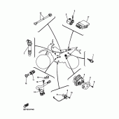 Схема вузла: Електроустаткування 1 Yamaha WR250 WR250R