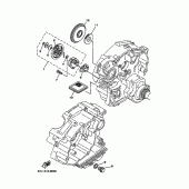 Схема узла: Масляный насос Yamaha YBR125