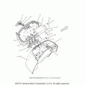Схема узла: Saddlebags Yamaha XVS1300 V-Star Deluxe