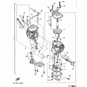 Схема узла: Карбюратор Yamaha XV750 Virago