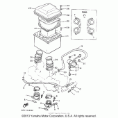 Схема вузла: Повітряний фільтр Yamaha XVZ1300 Venture Royale