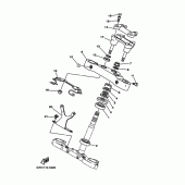 Схема узла: Рулевой механизм Yamaha XV1700 Road Star