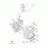 Схема вузла: Картер двигуна Yamaha YBR125